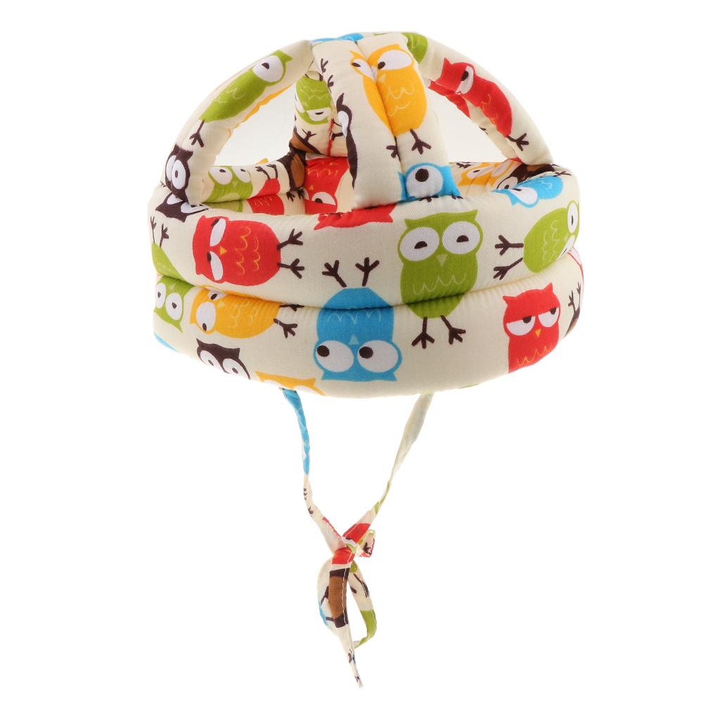 Toddler Safety Helmet Head Protection Hat Headguard Cap Owl