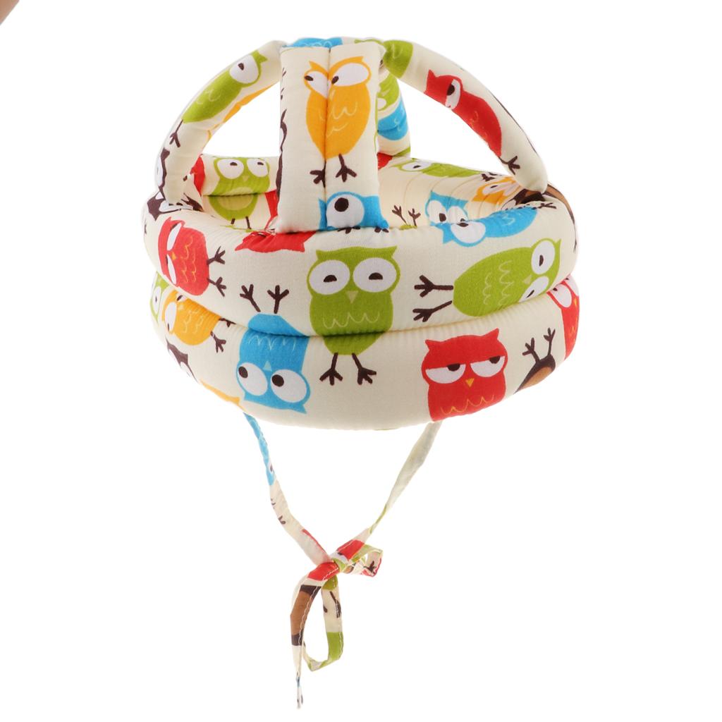 Toddler Safety Helmet Head Protection Hat Headguard Cap Owl