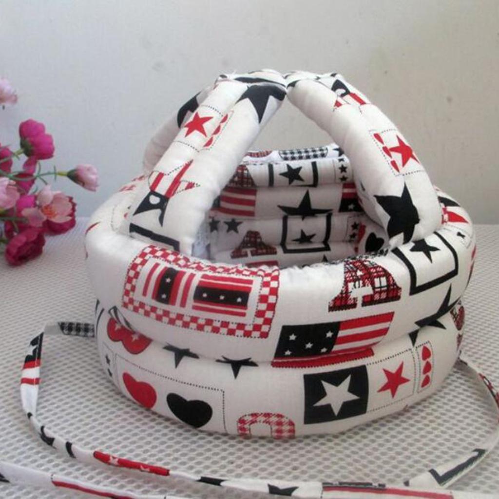 Toddler Safety Helmet Head Protection Hat Headguard Cap Star A