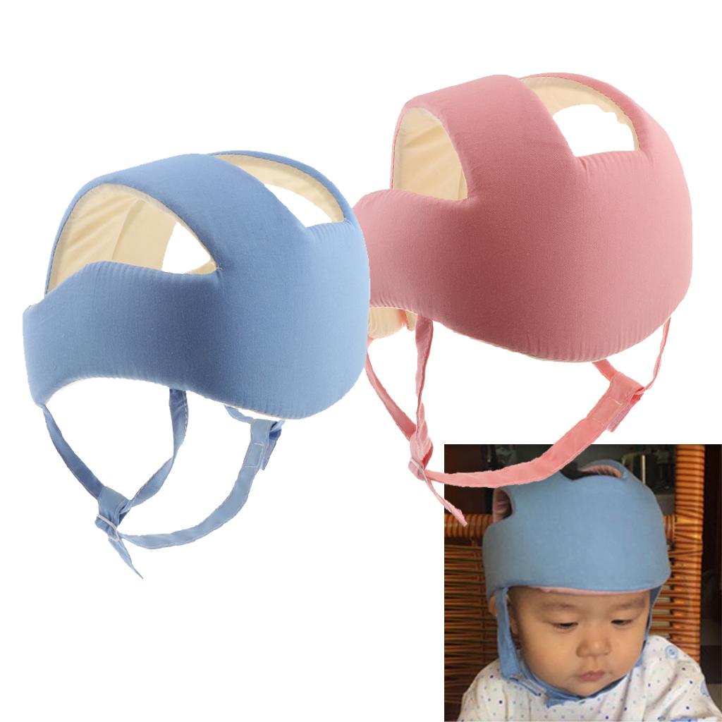 Baby Toddler Safety Helmet Head Protection Hat for Walking Crawling Blue