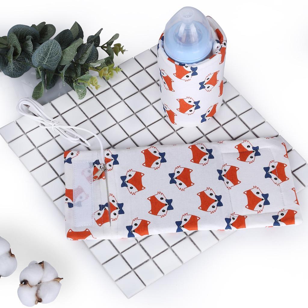 Insulation Bag Baby Bottle Warm USB Constant Temperature Fox