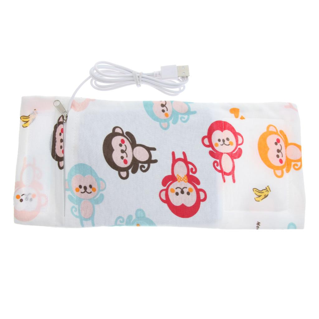 Insulation Bag Baby Bottle Warm USB Constant Temperature Monkey