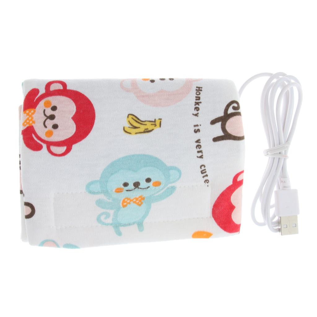 Insulation Bag Baby Bottle Warm USB Constant Temperature Monkey