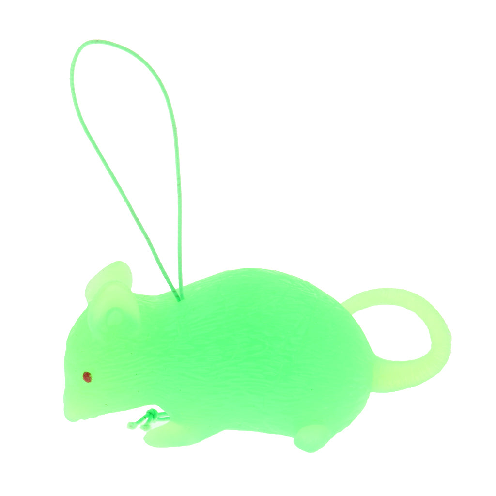 Mini Rubber Mouse Simulation Rat False Lifelike Mouse Model Toy Transparent