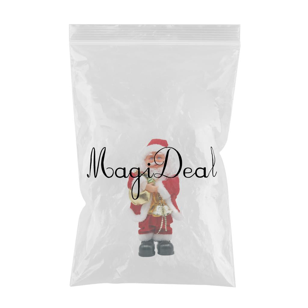 Animated Musical Dancing Bells Santa Claus Christmas Doll Figure Home Decor