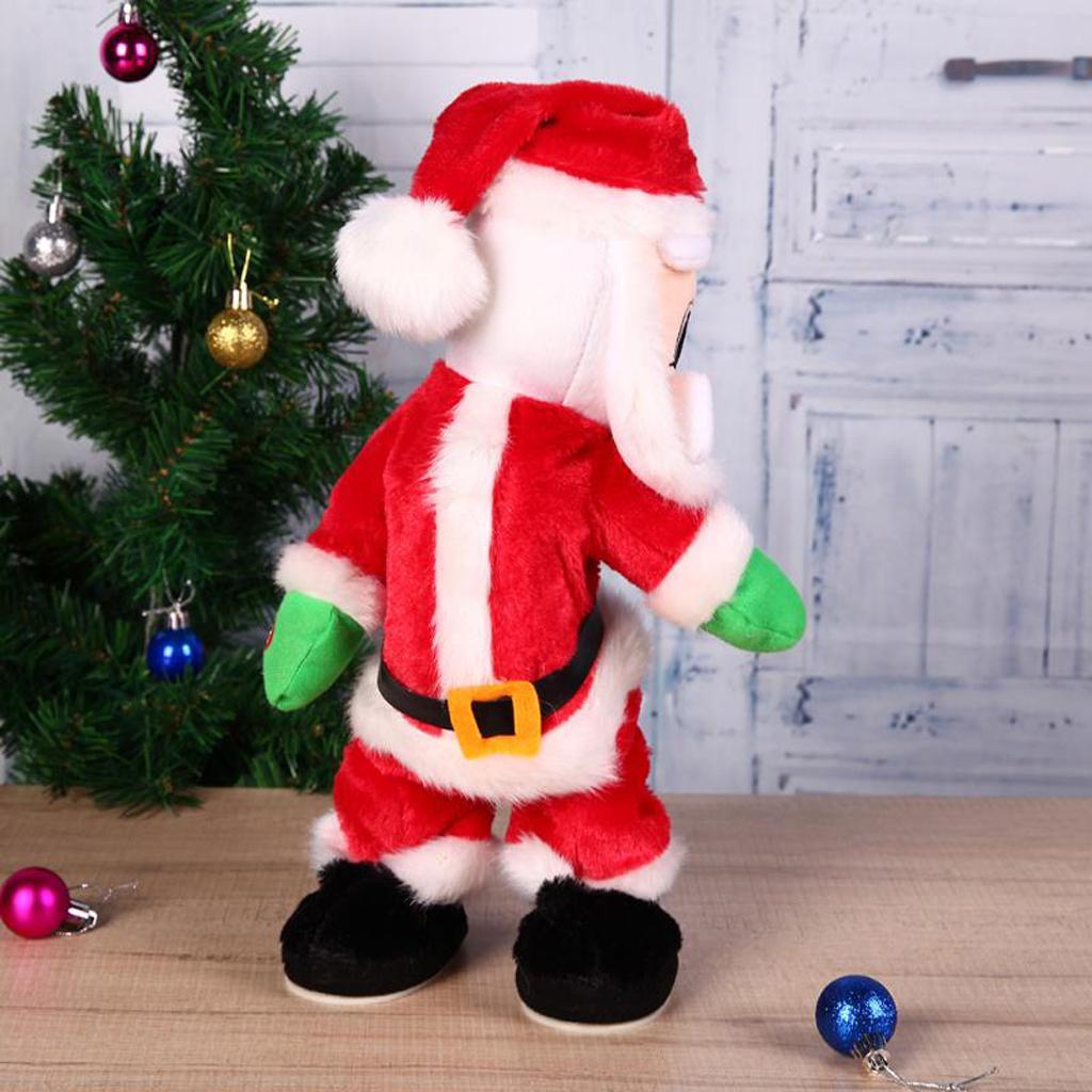 Singing Dancing Santa Claus Twirking Hips Xmas Toy Music Shaking Booty Gift