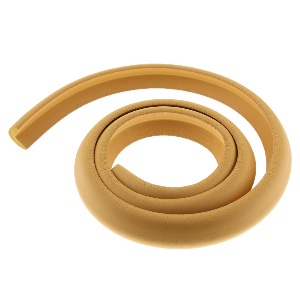 2M L Shape Rubber Strap Edge Guard Baby Safety Corner Protection Wooden