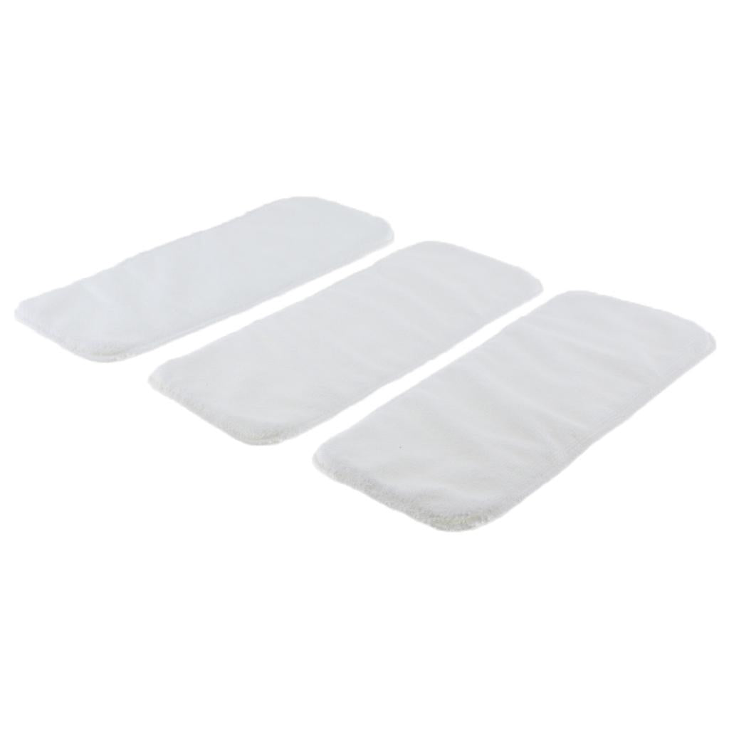 Bamboo Fiber Insert Liners Reusable for Cloth Diaper Changing Pad 3Pcs