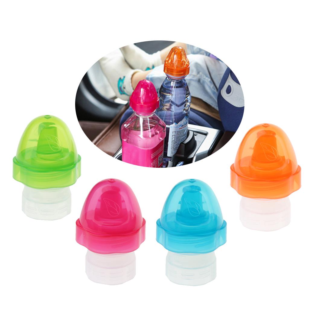 Child Bottle Conversion Mouth Mineral Water Converter Bottle Cap Red