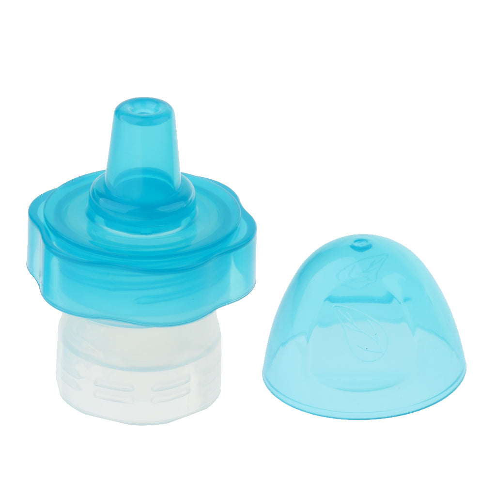 Child Bottle Conversion Mouth Mineral Water Converter Bottle Cap Blue