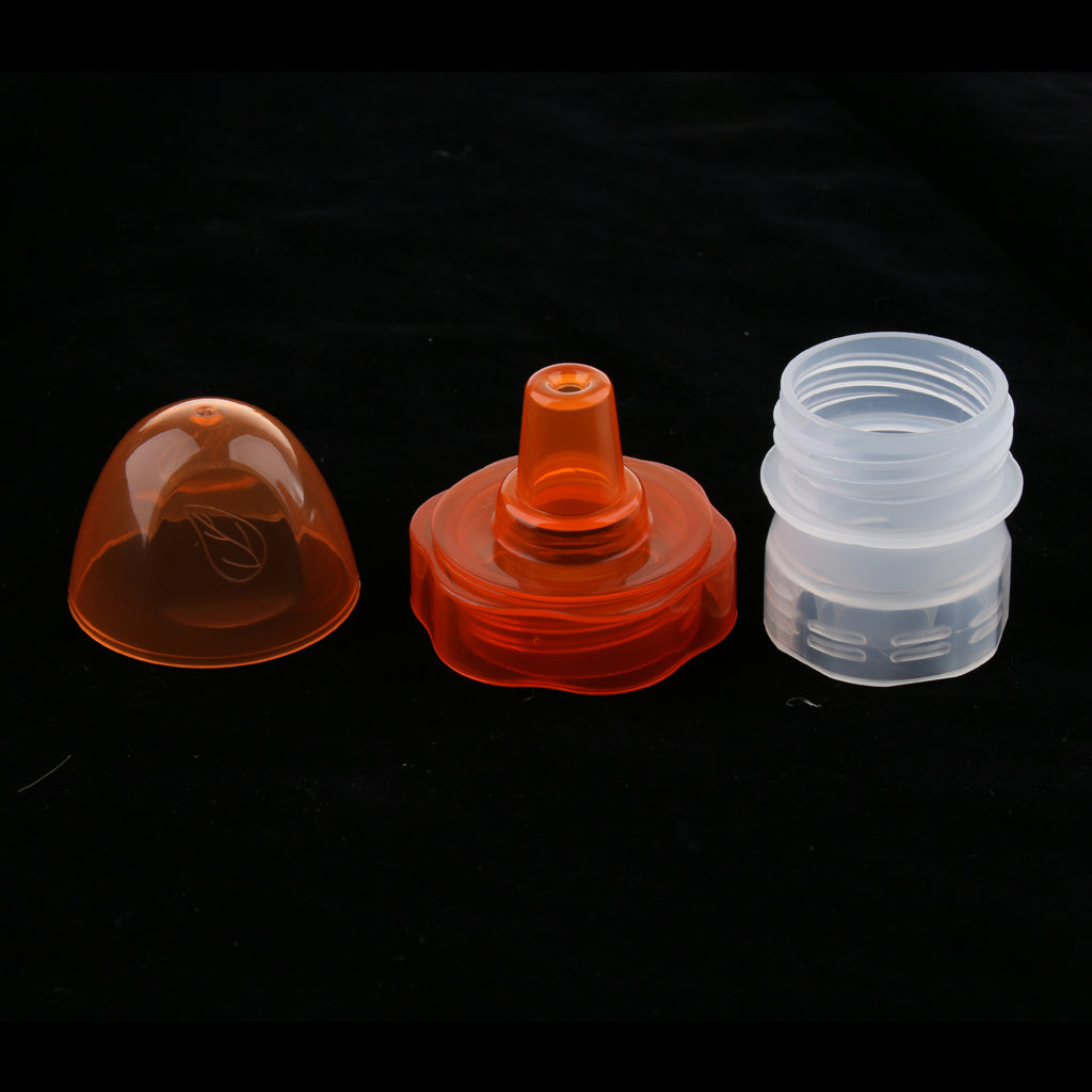 Child Bottle Conversion Mouth Mineral Water Converter Bottle Cap Orange