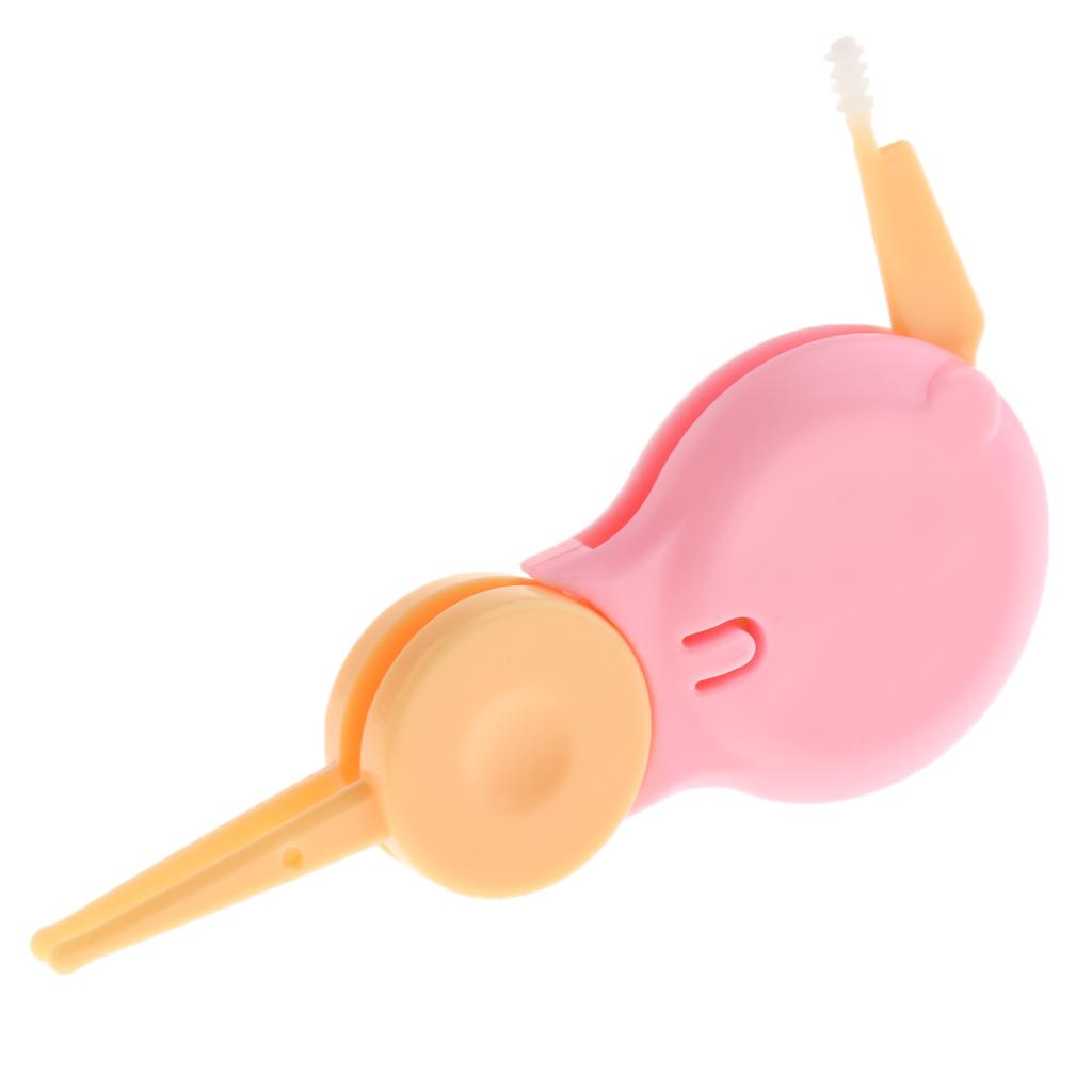 Baby Nose Cleaner Tweezers Cleaning Forceps Safety Clip Newborn Kids Pink