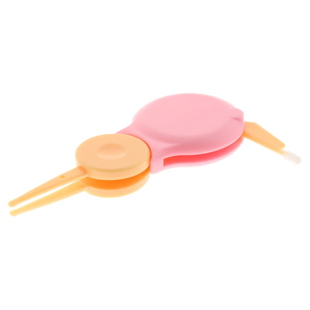 Baby Nose Cleaner Tweezers Cleaning Forceps Safety Clip Newborn Kids Pink