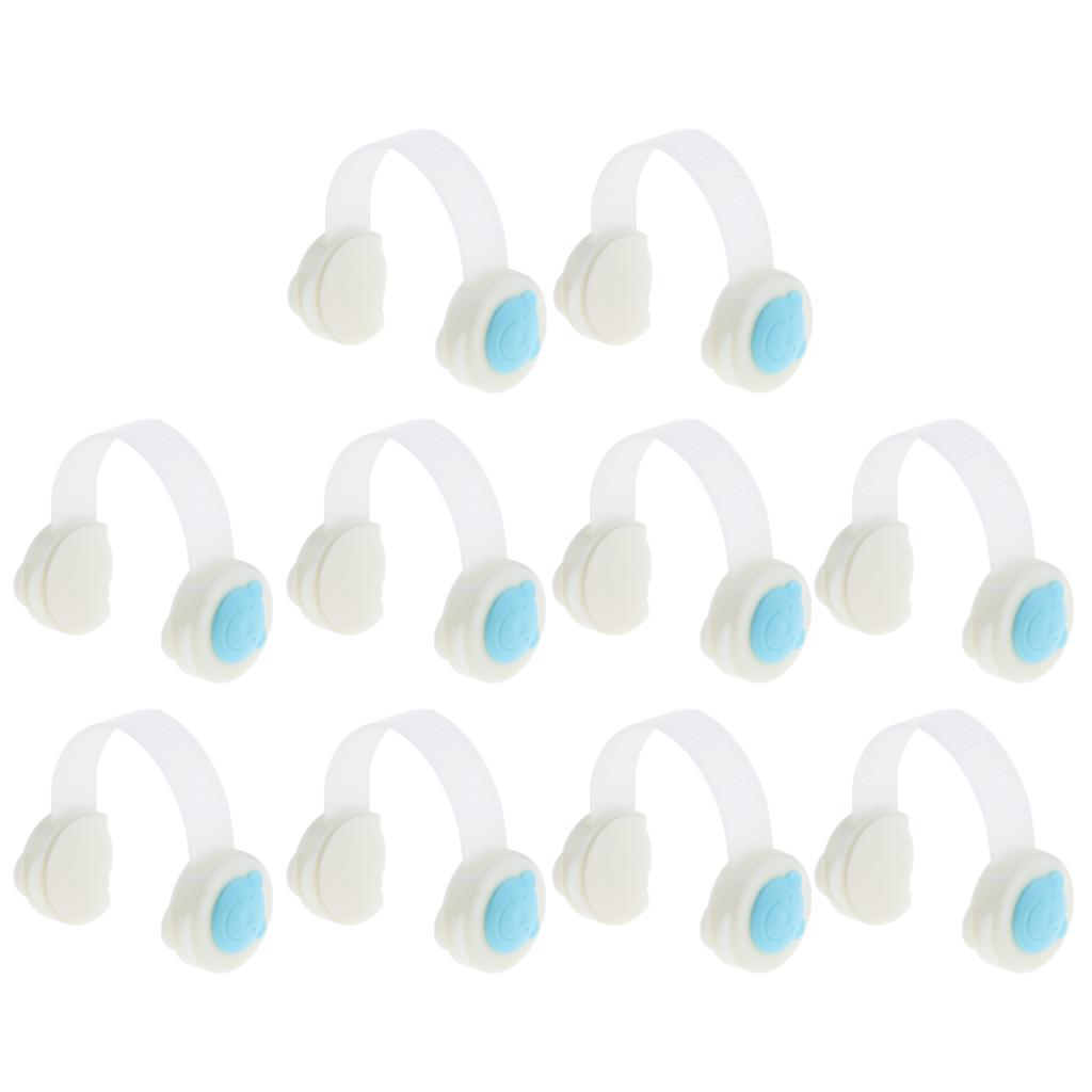 10PCS Child Kid Baby Safety Lock For Door Drawer Cupboard Cabinet Adhesive Blue