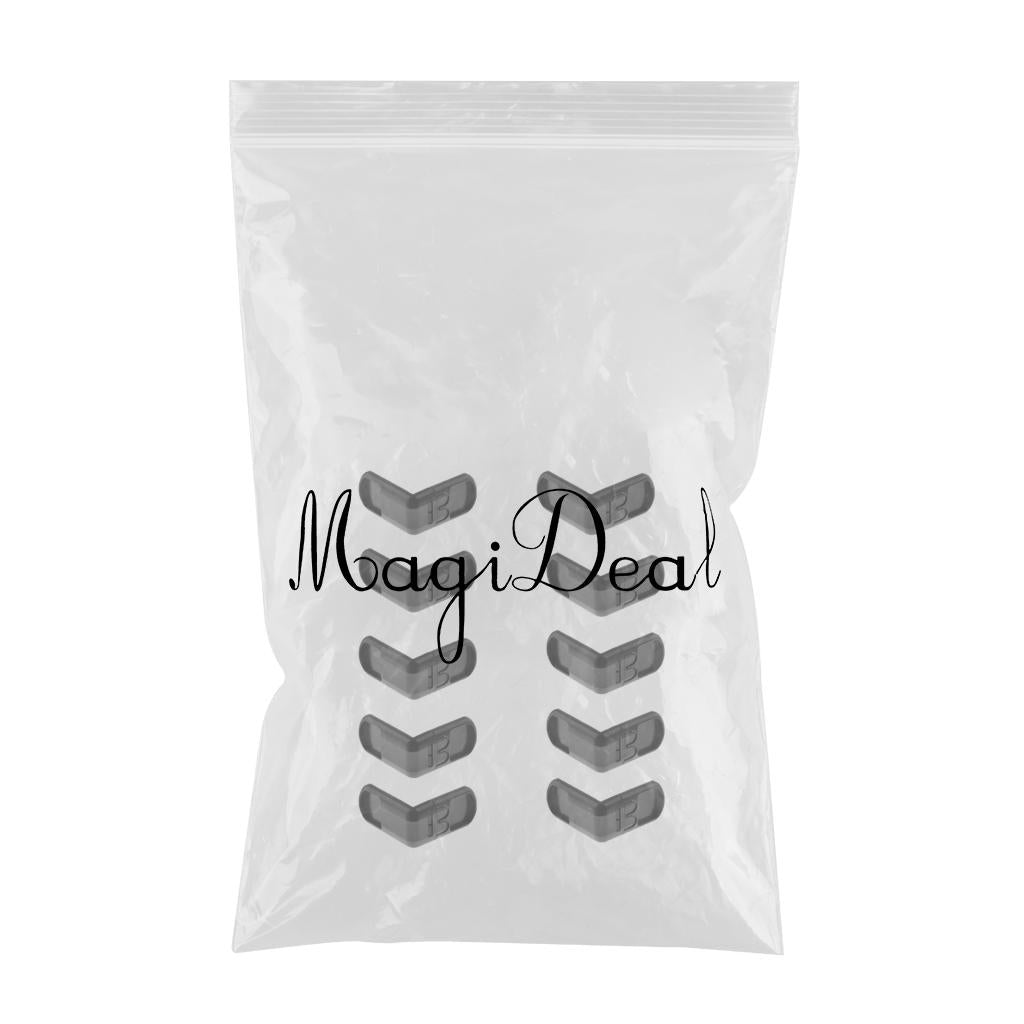 Pack of 10 Plastic Baby Proofing Right Angle Safety Lock for Cabinets Black