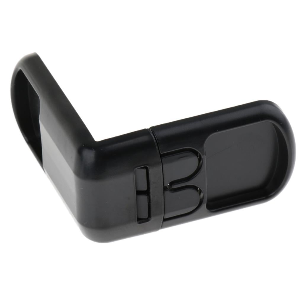 Pack of 10 Plastic Baby Proofing Right Angle Safety Lock for Cabinets Black