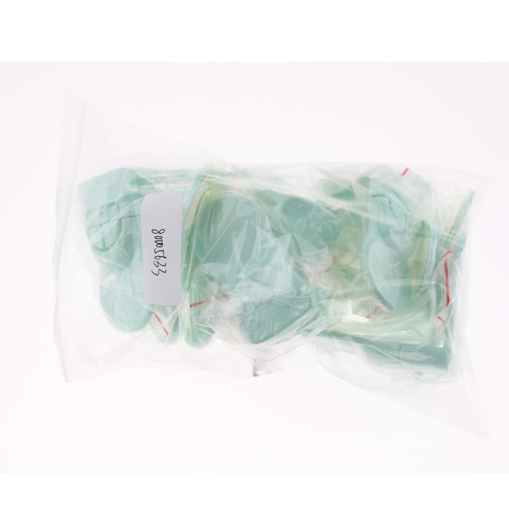 Pack of 10 Plastic Baby Proofing Right Angle Safety Lock for Cabinets Green