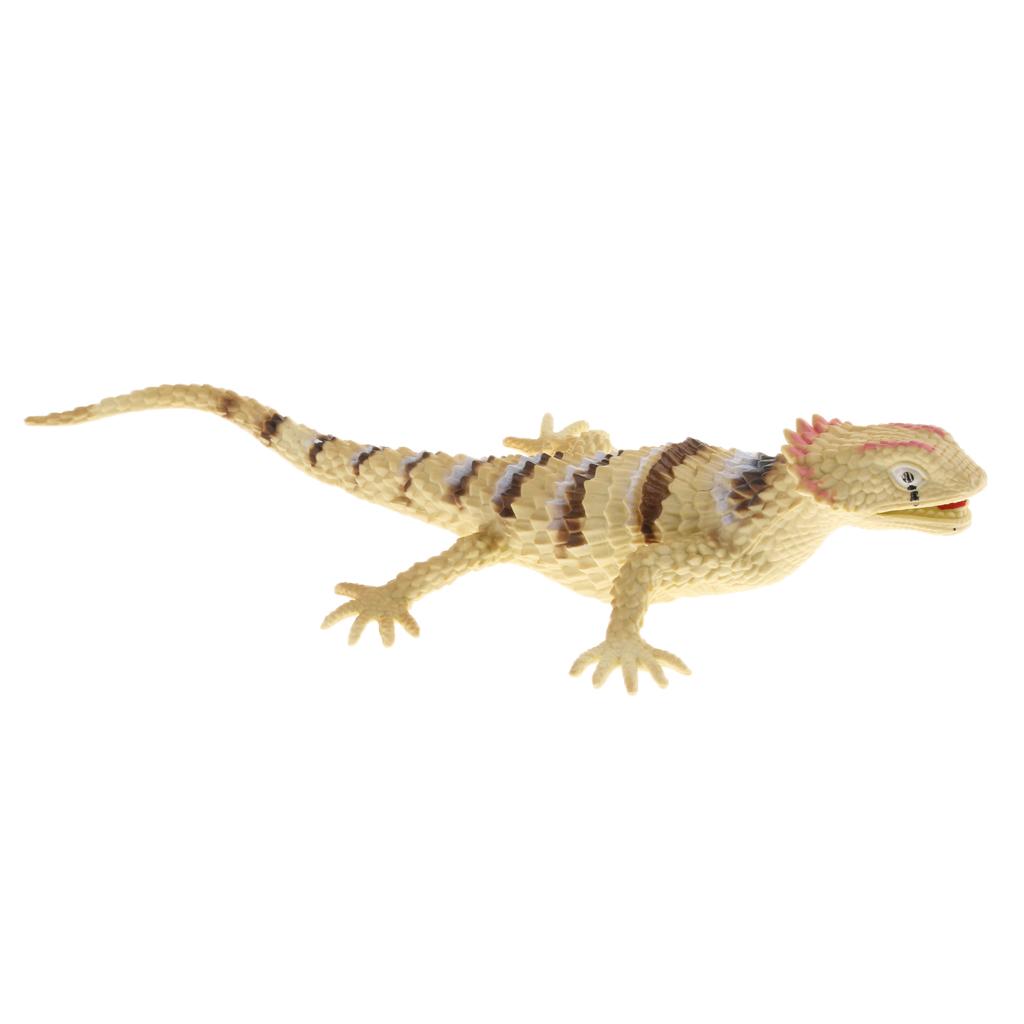 Mini Soft Lizard Model Toy High Simulation Animal Pretended Play Skin Color