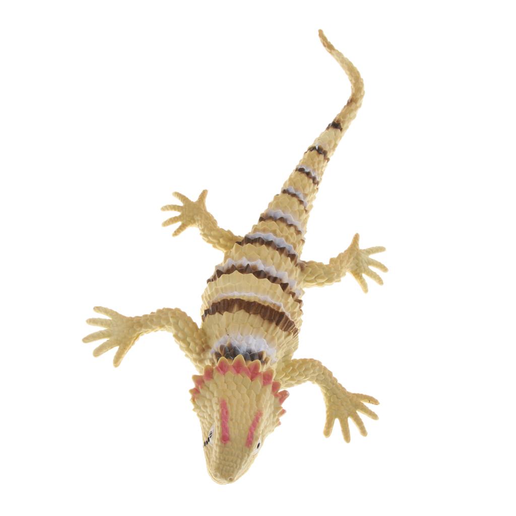 Mini Soft Lizard Model Toy High Simulation Animal Pretended Play Skin Color