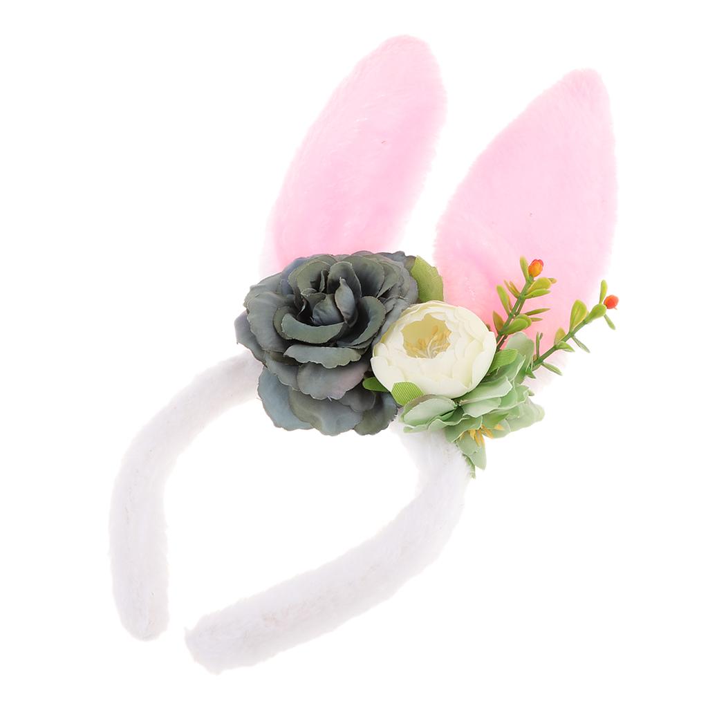 Bunny Rabbit Ears Hairband Easter Headband for Party Decoratio Favor Style 1