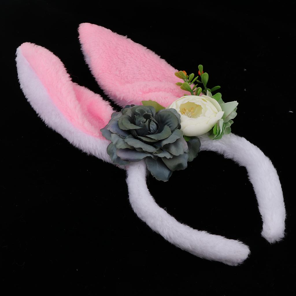 Bunny Rabbit Ears Hairband Easter Headband for Party Decoratio Favor Style 1