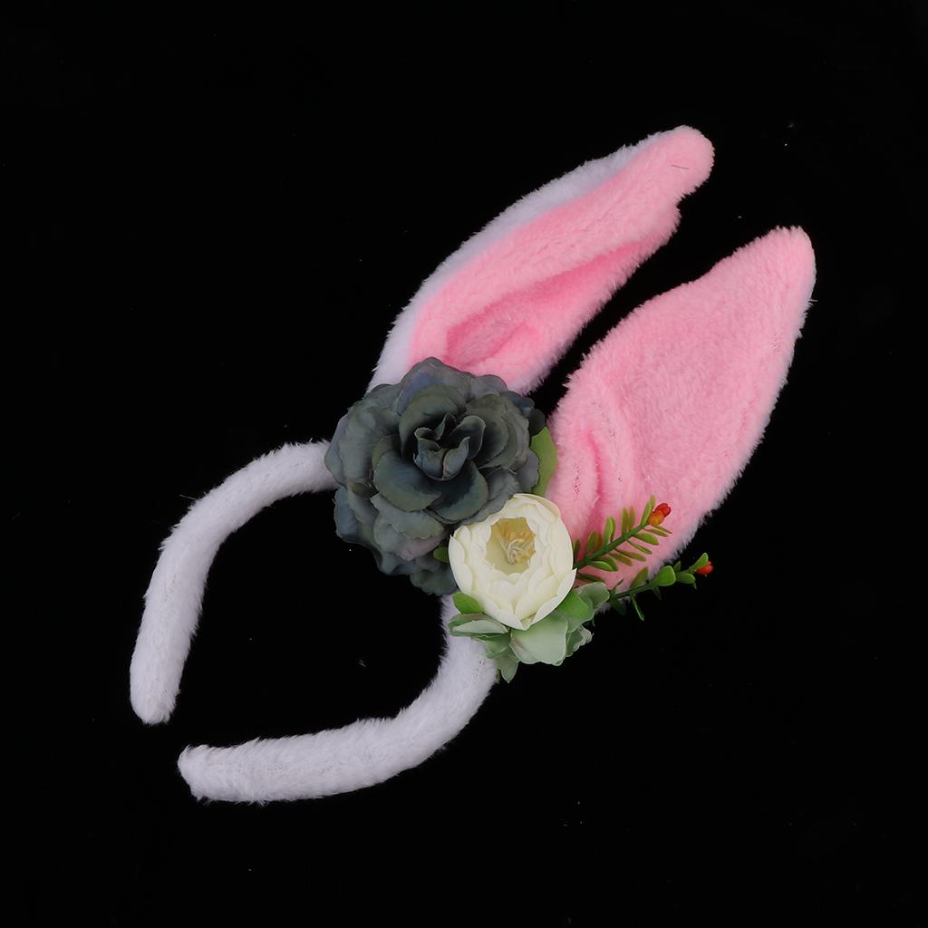 Bunny Rabbit Ears Hairband Easter Headband for Party Decoratio Favor Style 1