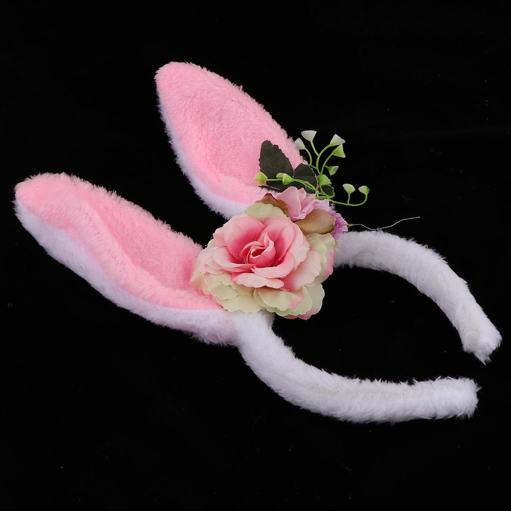 Bunny Rabbit Ears Hairband Easter Headband for Party Decoratio Favor Style 2