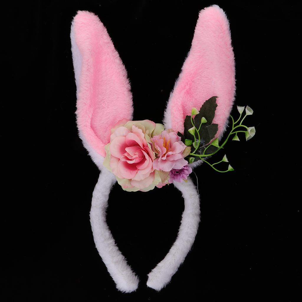 Bunny Rabbit Ears Hairband Easter Headband for Party Decoratio Favor Style 2