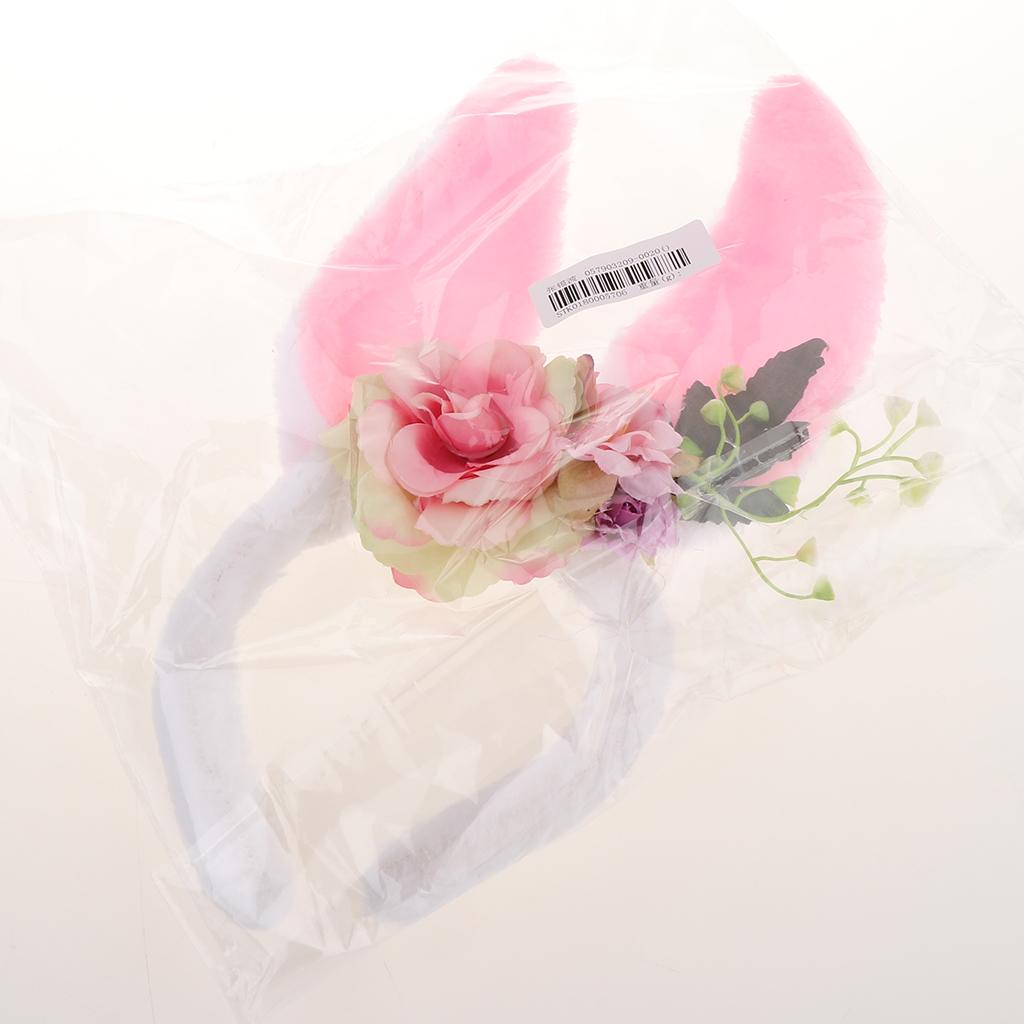 Bunny Rabbit Ears Hairband Easter Headband for Party Decoratio Favor Style 2