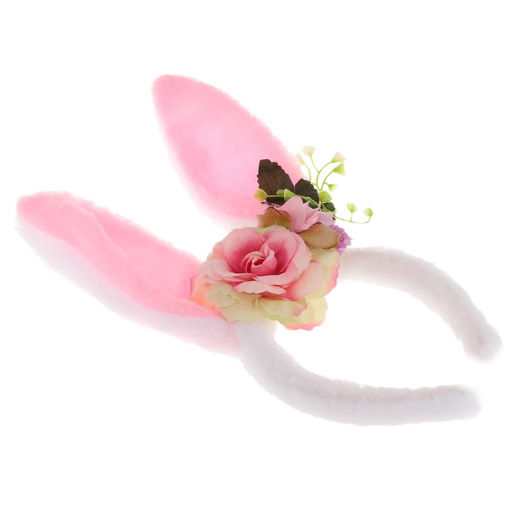 Bunny Rabbit Ears Hairband Easter Headband for Party Decoratio Favor Style 2