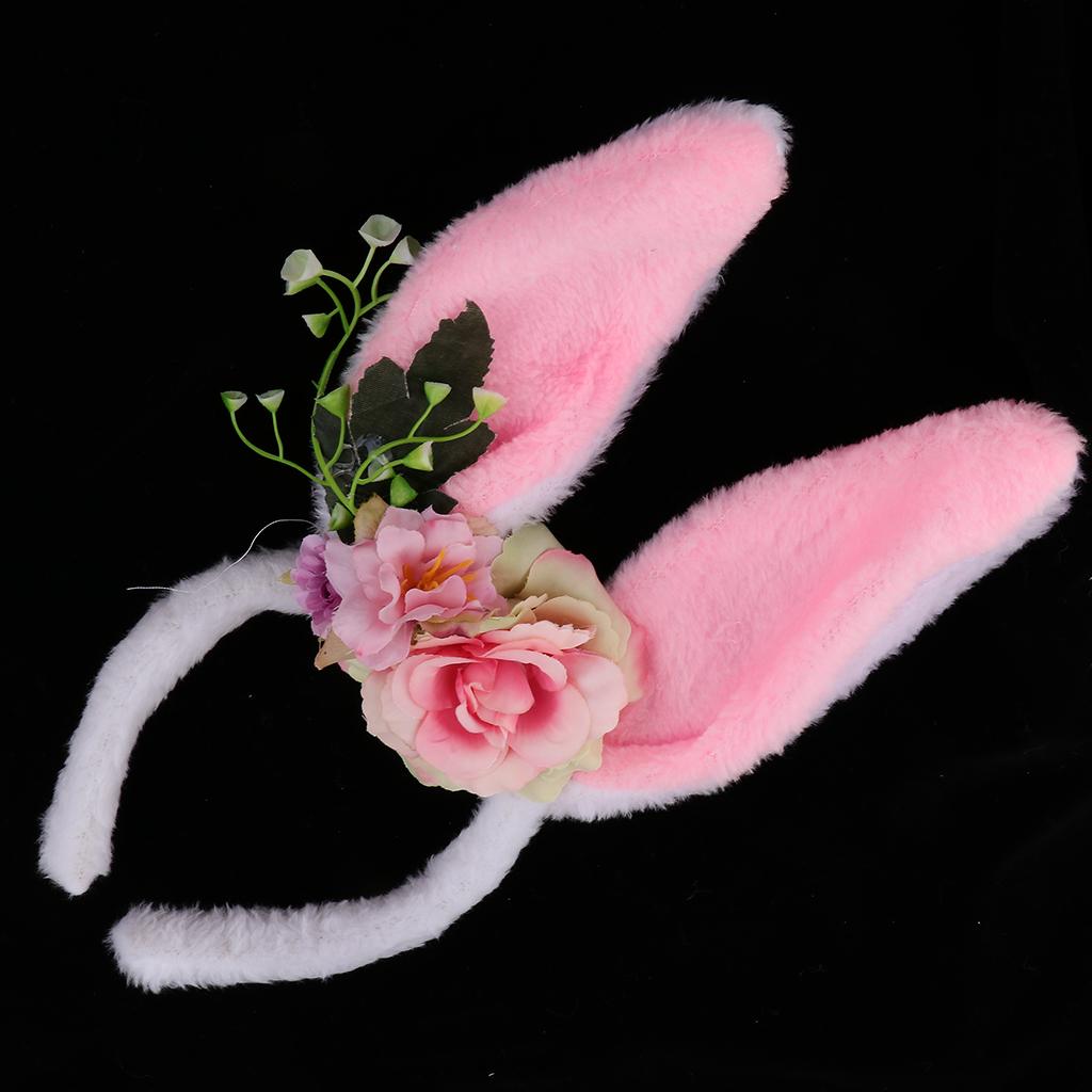 Bunny Rabbit Ears Hairband Easter Headband for Party Decoratio Favor Style 2