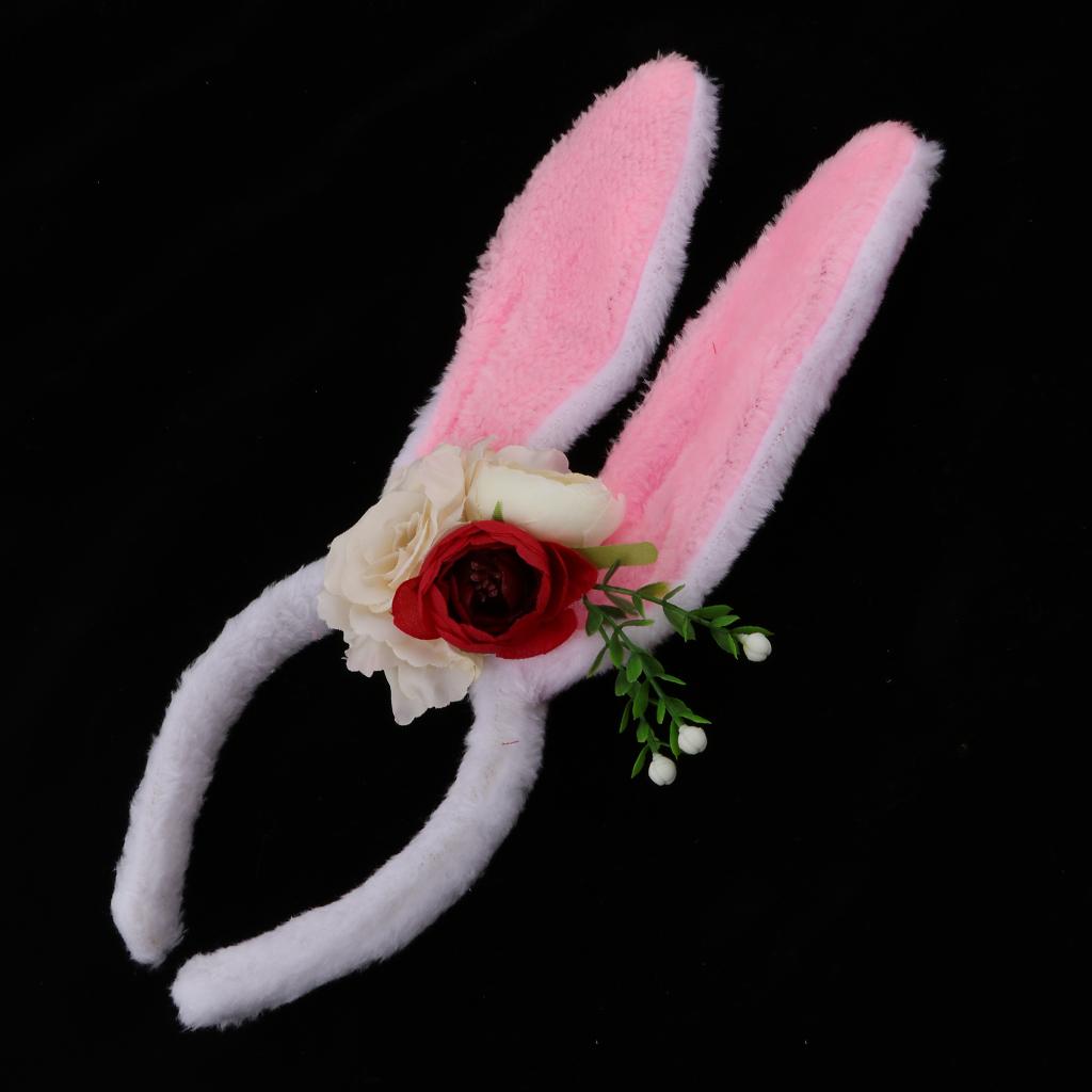 Bunny Rabbit Ears Hairband Easter Headband for Party Decoratio Favor Style 4