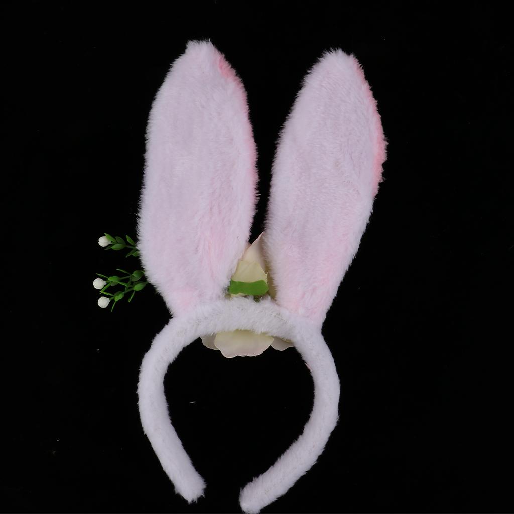 Bunny Rabbit Ears Hairband Easter Headband for Party Decoratio Favor Style 4