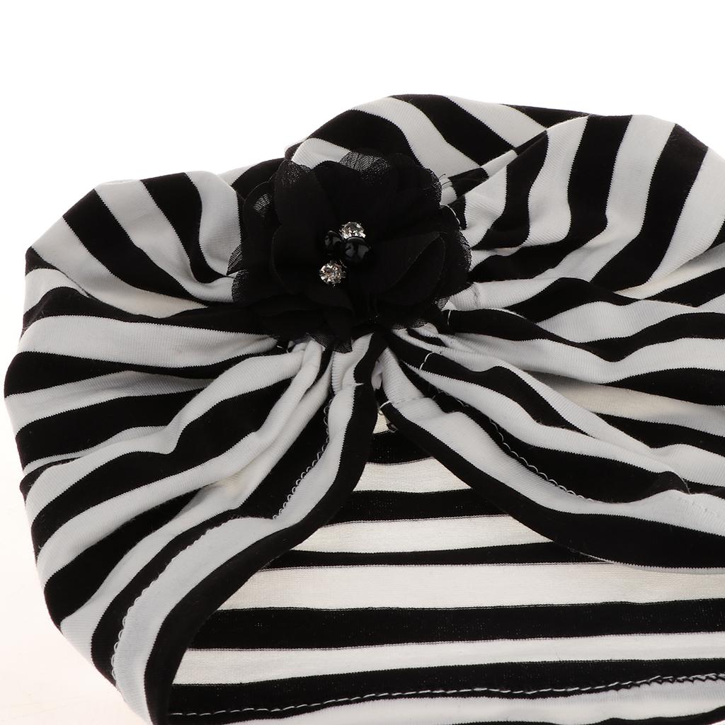 Baby Hats Bibs Tire Infant Toddler Caps 6-12Months Boy Girl White+Black