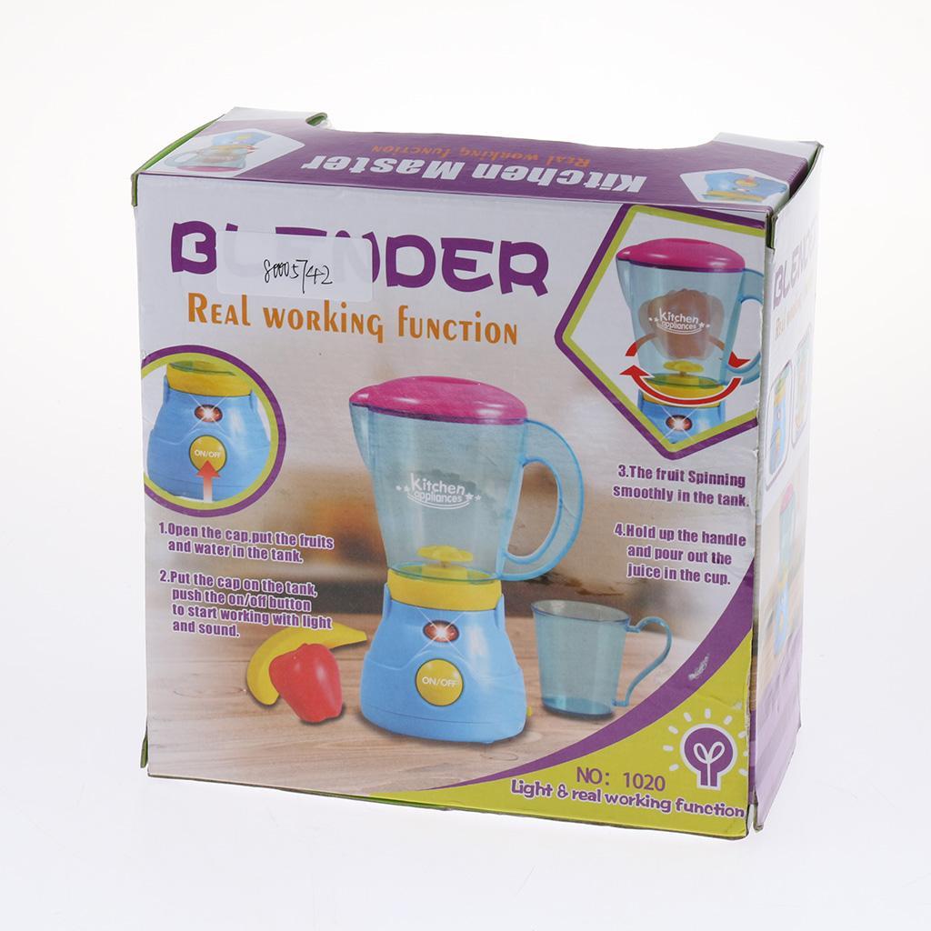 Simulation Home Appliance Kids Preschool Play Kitchen Toy -Juicer & Fruits