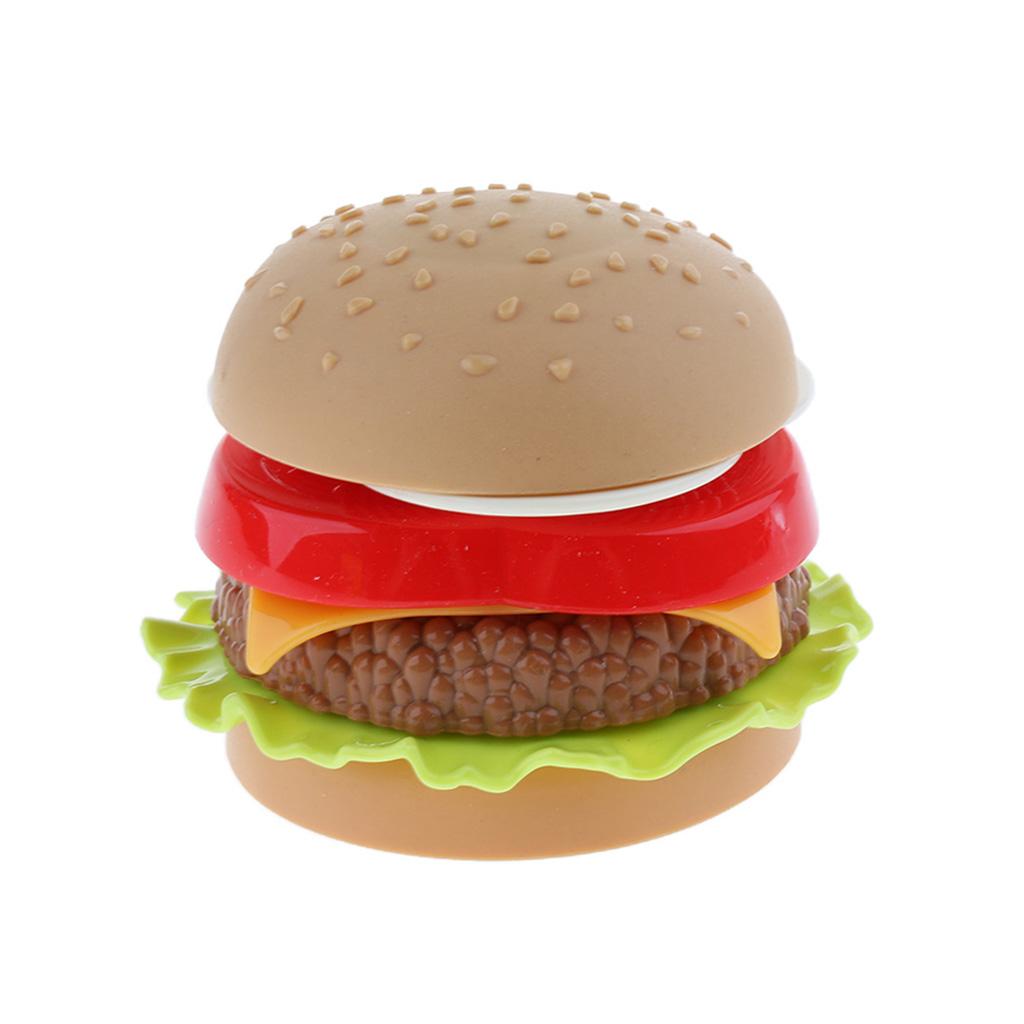 Simulation Kitchen Play Food Snack Role Play Pretend Toy Hamburger