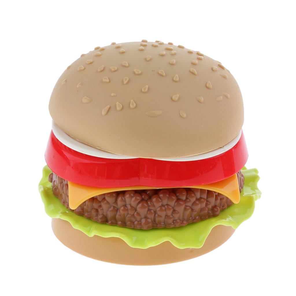Simulation Kitchen Play Food Snack Role Play Pretend Toy Hamburger Chips