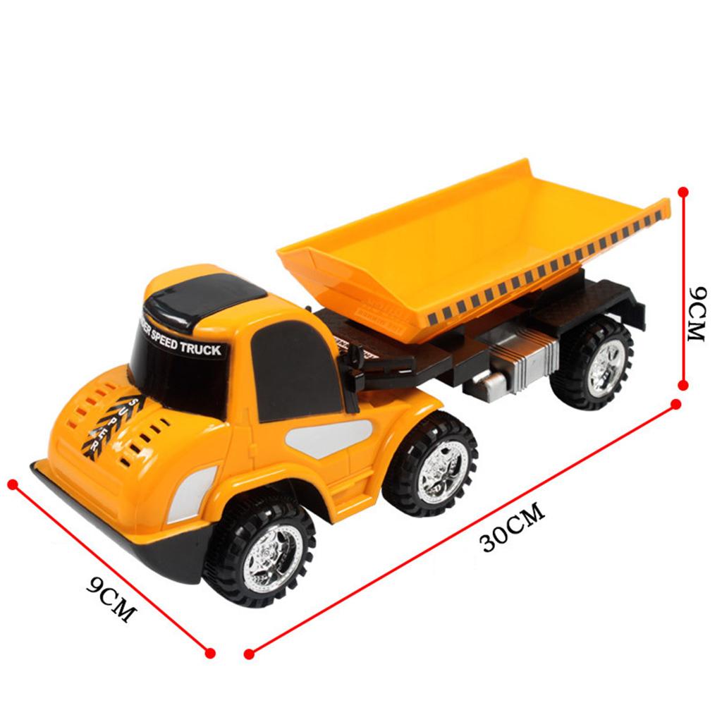 Pull Back Vehicle Construction Truck Model Toy Kids Gift Transport Truck