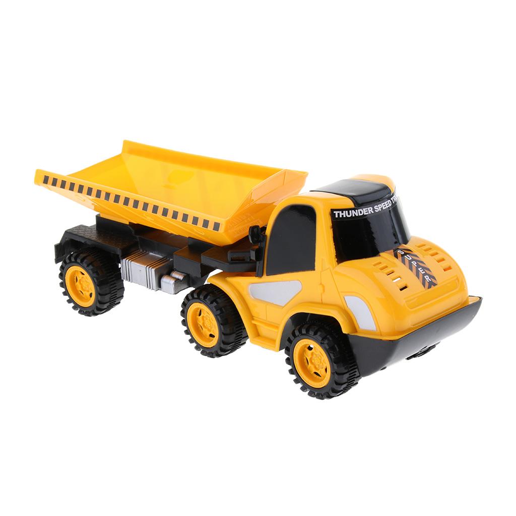 Pull Back Vehicle Construction Truck Model Toy Kids Gift Transport Truck