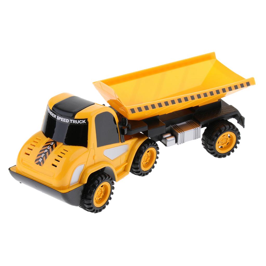 Pull Back Vehicle Construction Truck Model Toy Kids Gift Transport Truck