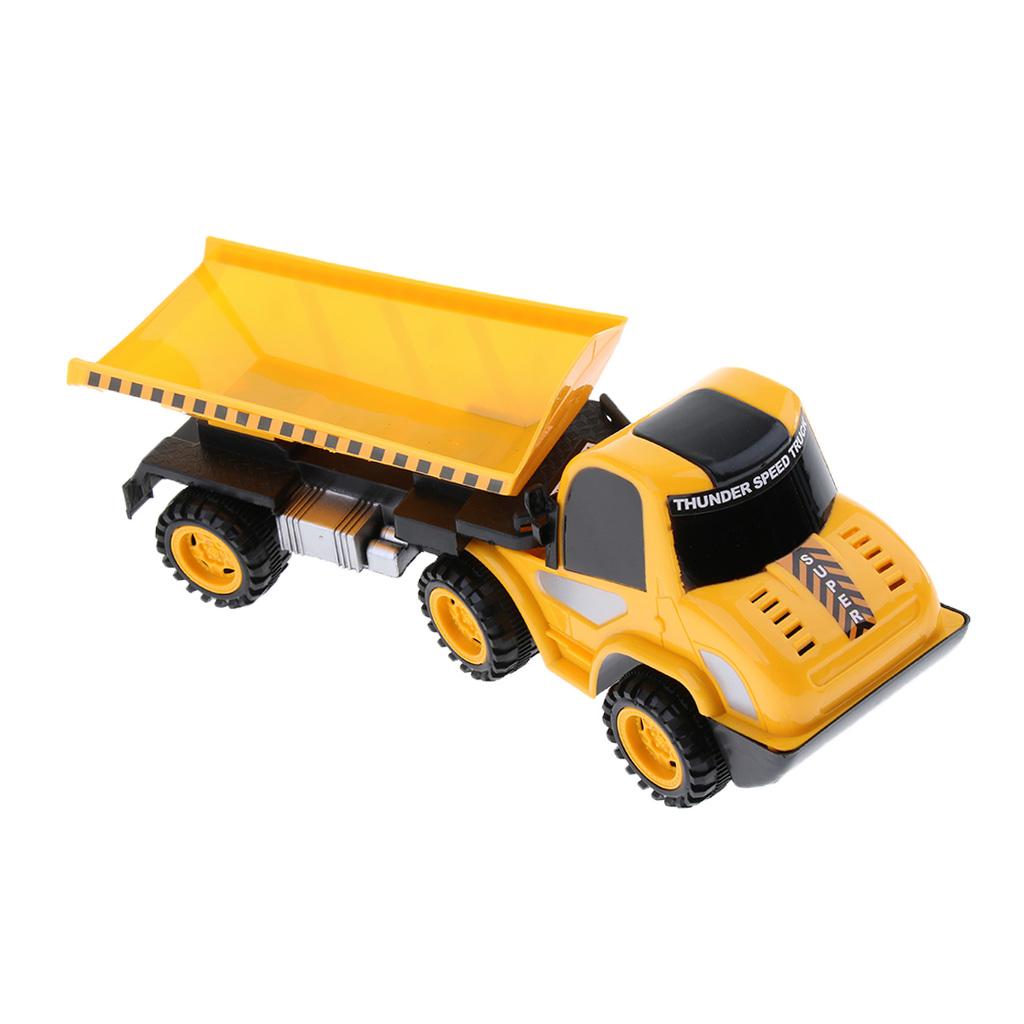 Pull Back Vehicle Construction Truck Model Toy Kids Gift Transport Truck