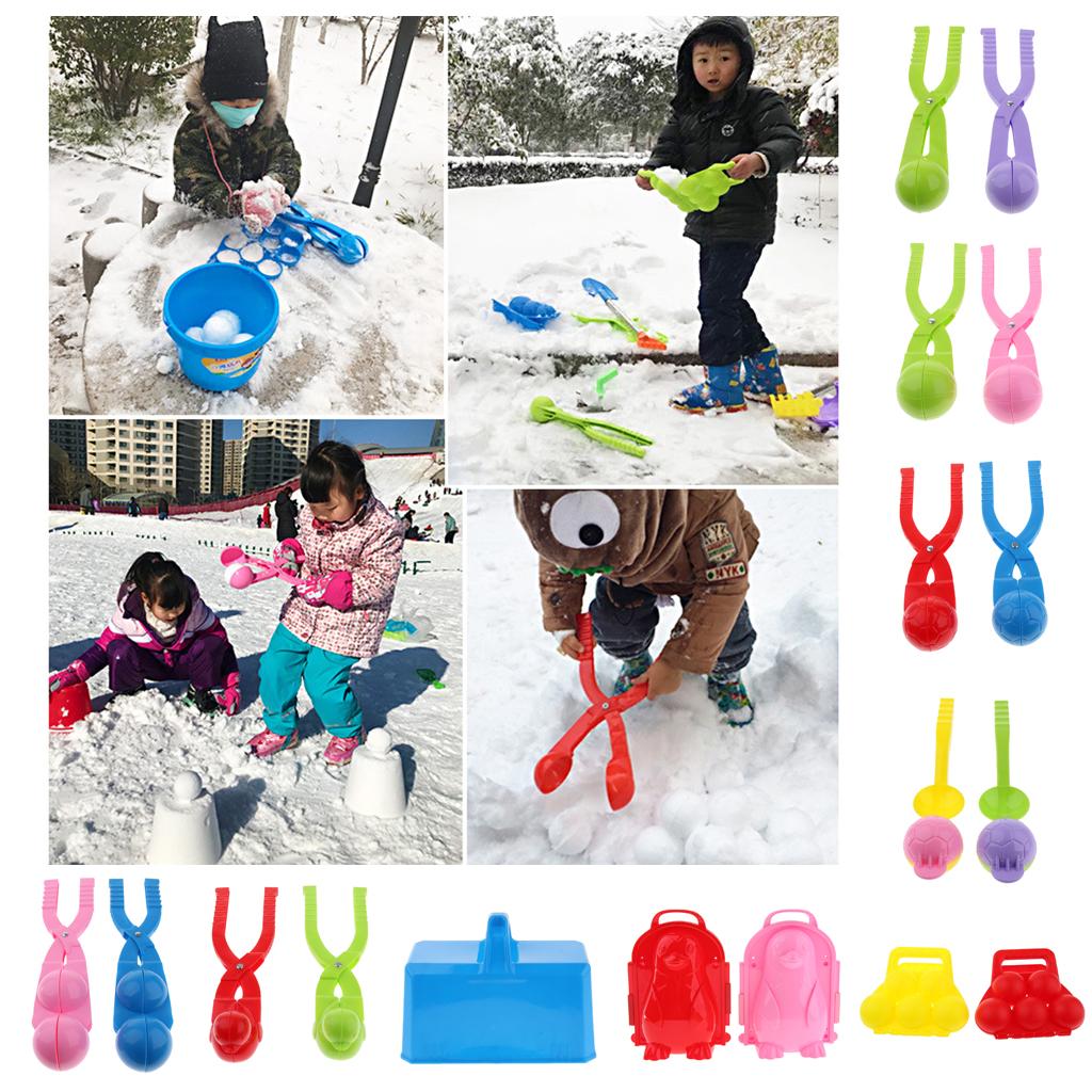 Snowball Clip Ball Maker Snow Mold Tool Outdoor Sports Football Clip