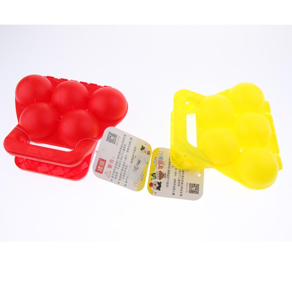Snowball Clip Ball Maker Snow Mold Tool Outdoor Sports Five Ball Clip