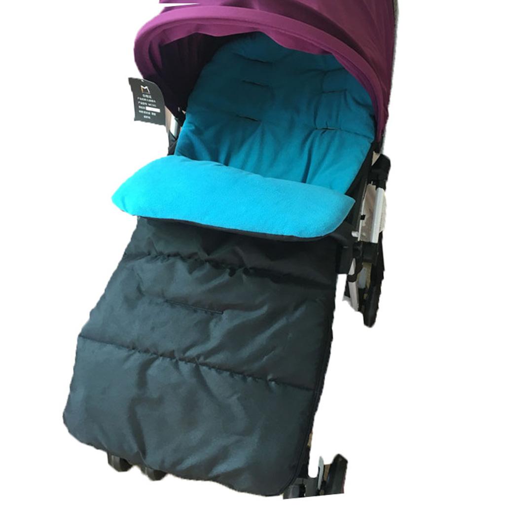 Multi-Purpose Baby Stroller Sleeping Bag Warm Swaddle Blanket Footmuff Blue