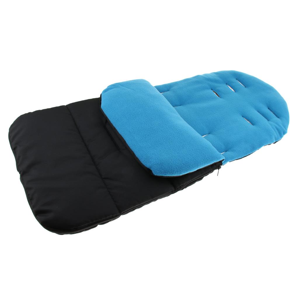 Multi-Purpose Baby Stroller Sleeping Bag Warm Swaddle Blanket Footmuff Blue
