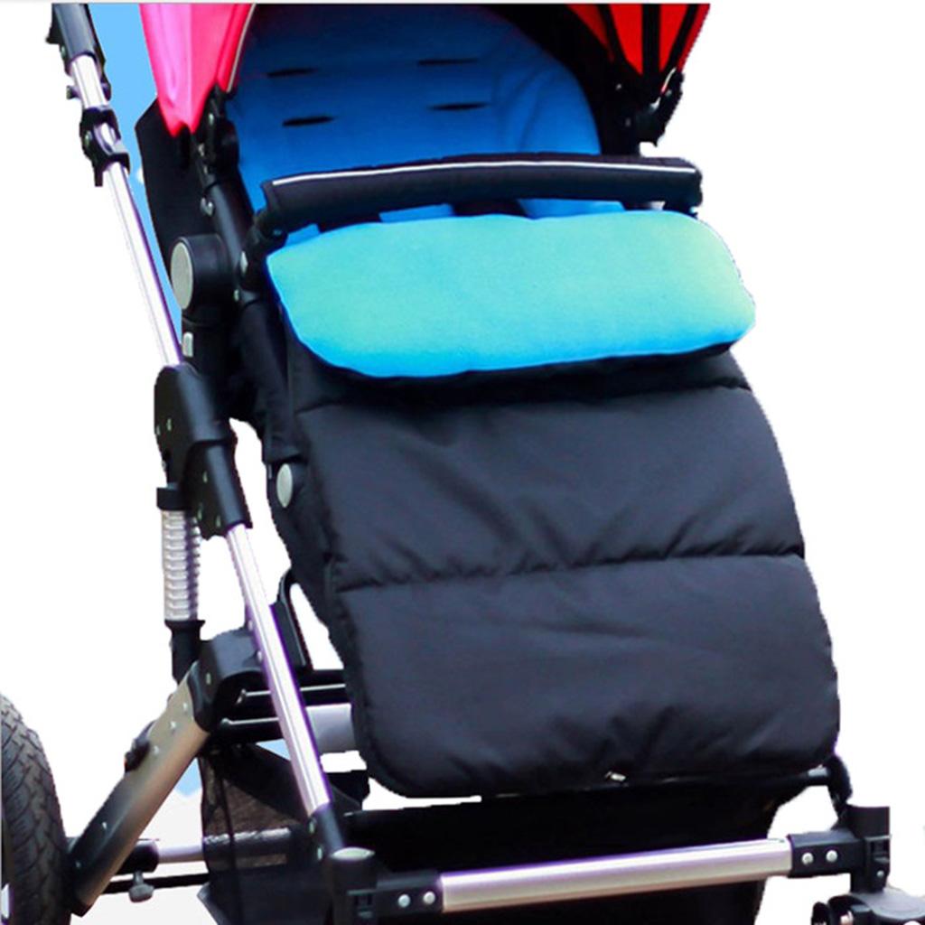 Multi-Purpose Baby Stroller Sleeping Bag Warm Swaddle Blanket Footmuff Blue