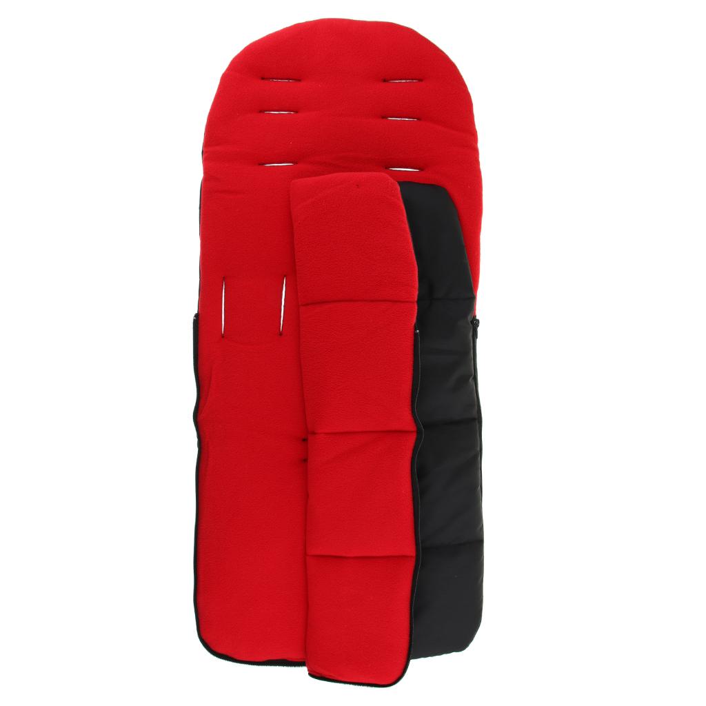 Multi-Purpose Baby Stroller Sleeping Bag Warm Swaddle Blanket Footmuff Red