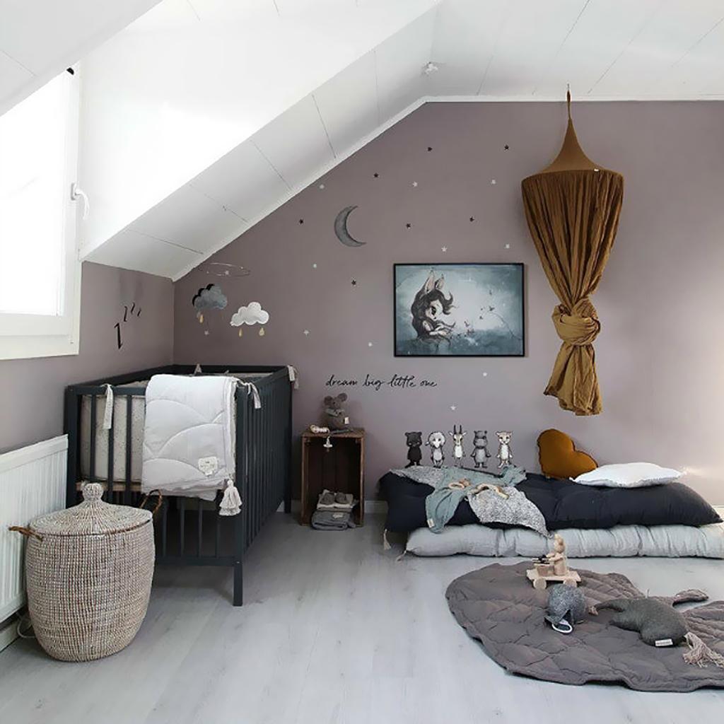 Baby Kids Game Gym Activity Play Mat Crawling Blanket Leaf Floor Rug Grey