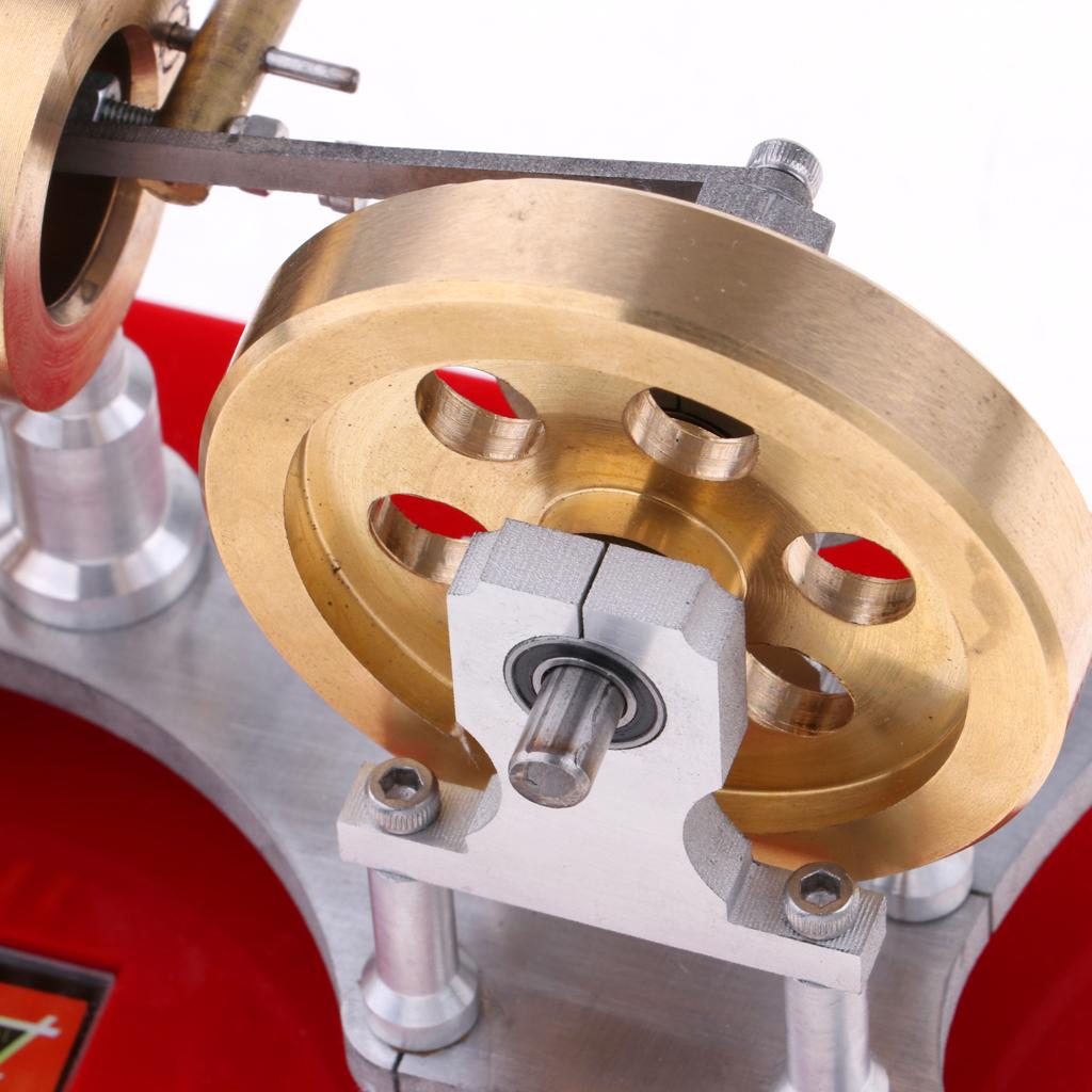 300-500RPM Flame Licker Eater Flywheel Stirling Engine Motor Generator Science Kits