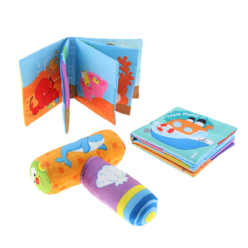 5 Pages Cloth Book for Baby Early Education